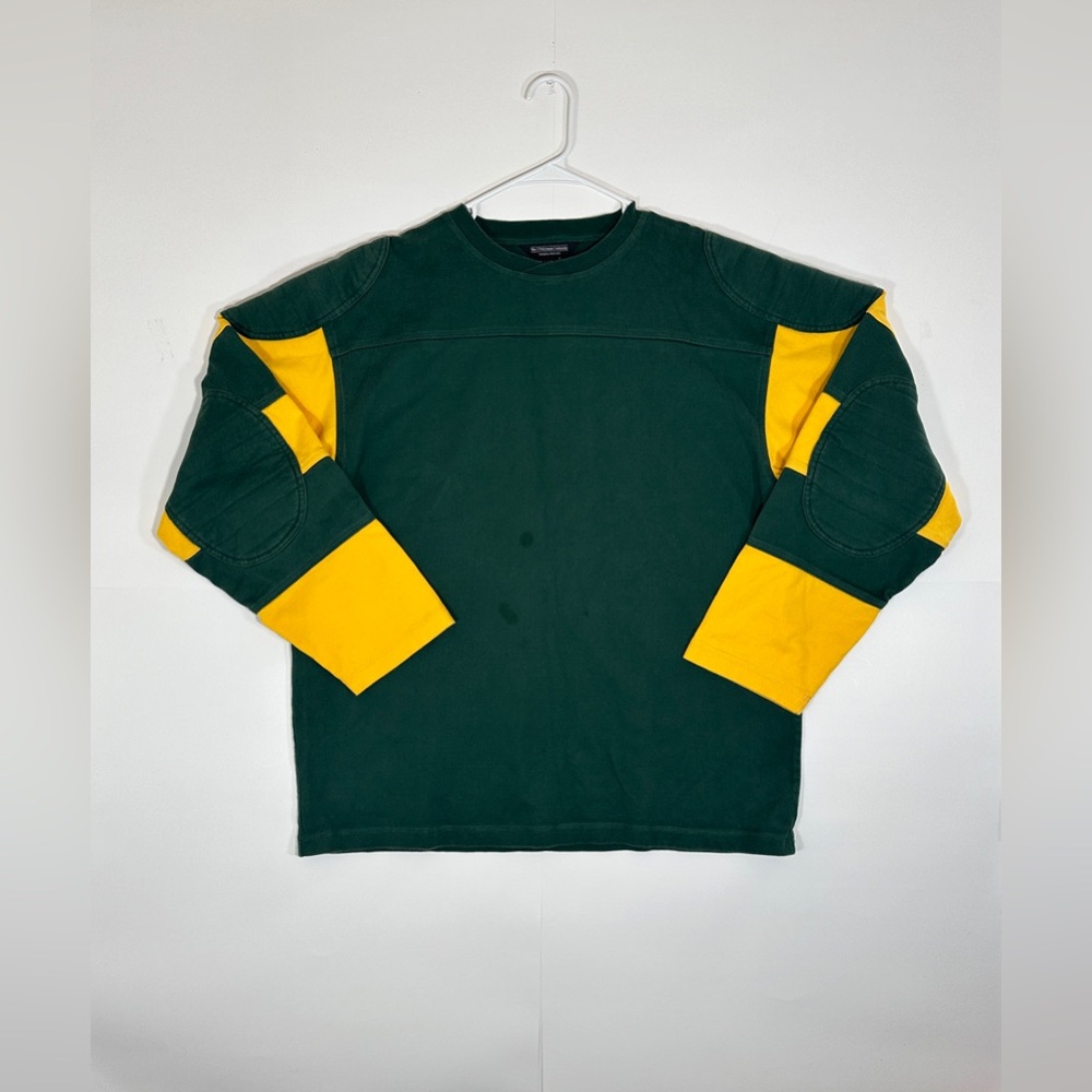 J Peterman Jersey Quilted Padded Green Bay Packers Tony Canadeo Size Large RARE